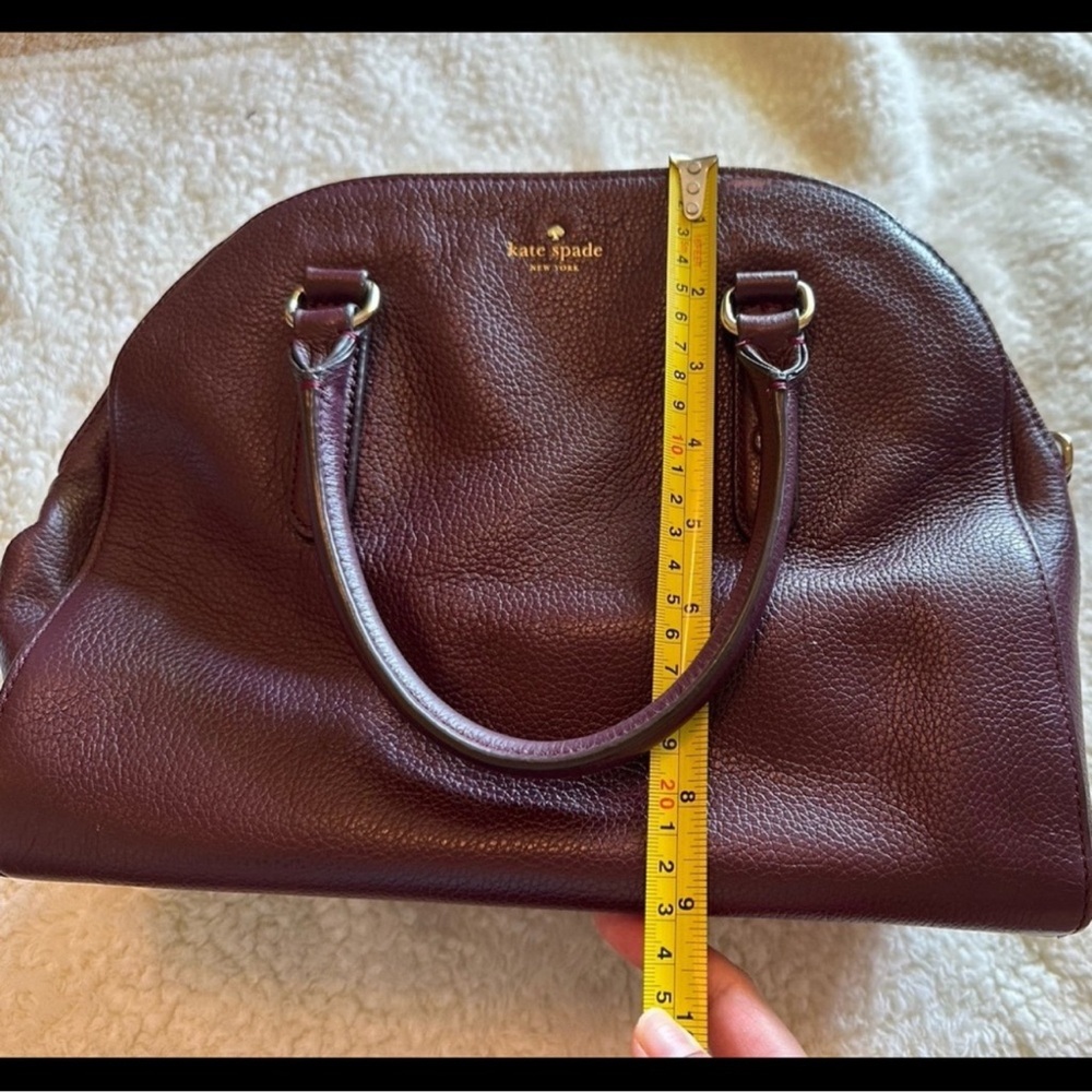 Kate Spade Plum Leather Satchel - Picture 4 of 11
